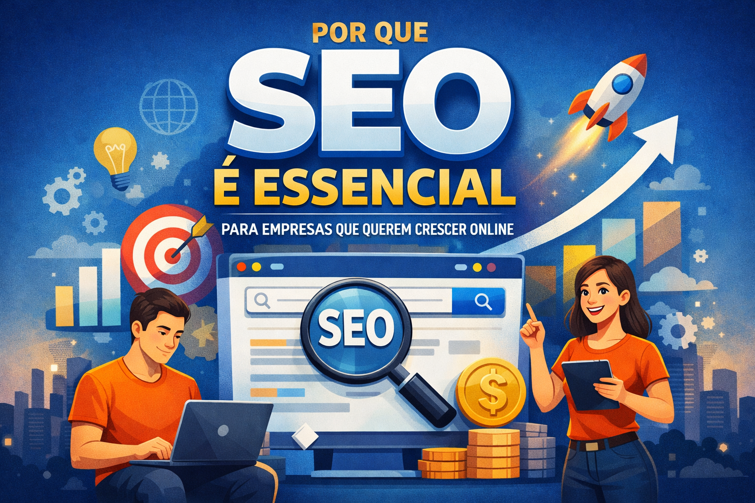 SEO para empresas crescendo online